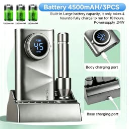 Rechargeable Nail Drill Machine, 45000RPM, 4500mAh Large‑Capacity Battery, Electric Nail File For Gel Nail Removal, Cuticle Removing, Callus Polishing, Manicure & Pedicure Tool For Beginners, Home & Salon Use