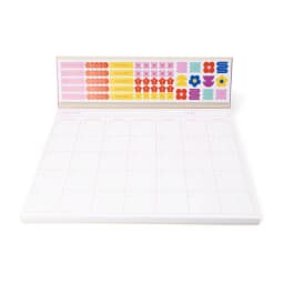 Monthly Desktop Planner Pink