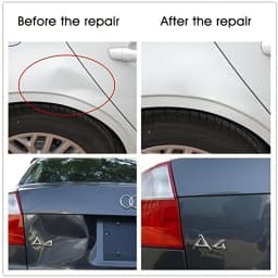 Auto Dent Repair Tool Kit for Shallow Car Body Dent Repair With T-Handle Rod, Rubber Mallet, Repair Tips And Wedge Tools For Garage And DIY Vehicle Maintenance