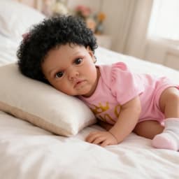 NPK 20 Inch Realistic Reborn Baby Doll with Soft Cloth Body, Hand-Rooted Hair, Pink Outfit & Accessories - Lifelike Newborn Doll for Kids, Perfect Christmas Birthday Gift