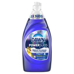 PowerSuds Liquid Dish Soap for Kitchen Cleaning Dishwashing Detergent 21.6 oz Large Bottle