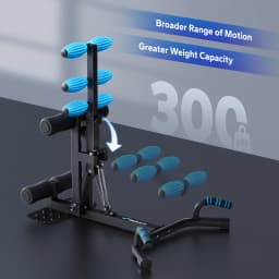 MERACH Multi-Functional Deep Squat Machine Adjustable Trainer Core & Abs Leg Push Up Workout Exercise Machine 300Lbs Capacity for Home Gym