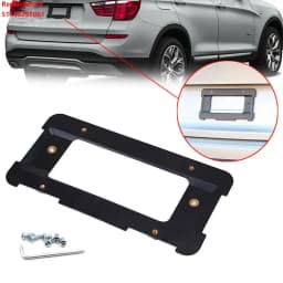 Black US Standard Rear License Plate Base Mount Bracket For BMW 3 5 7 Series X1 X3 X4 X5 License Frame Holder 51187160607