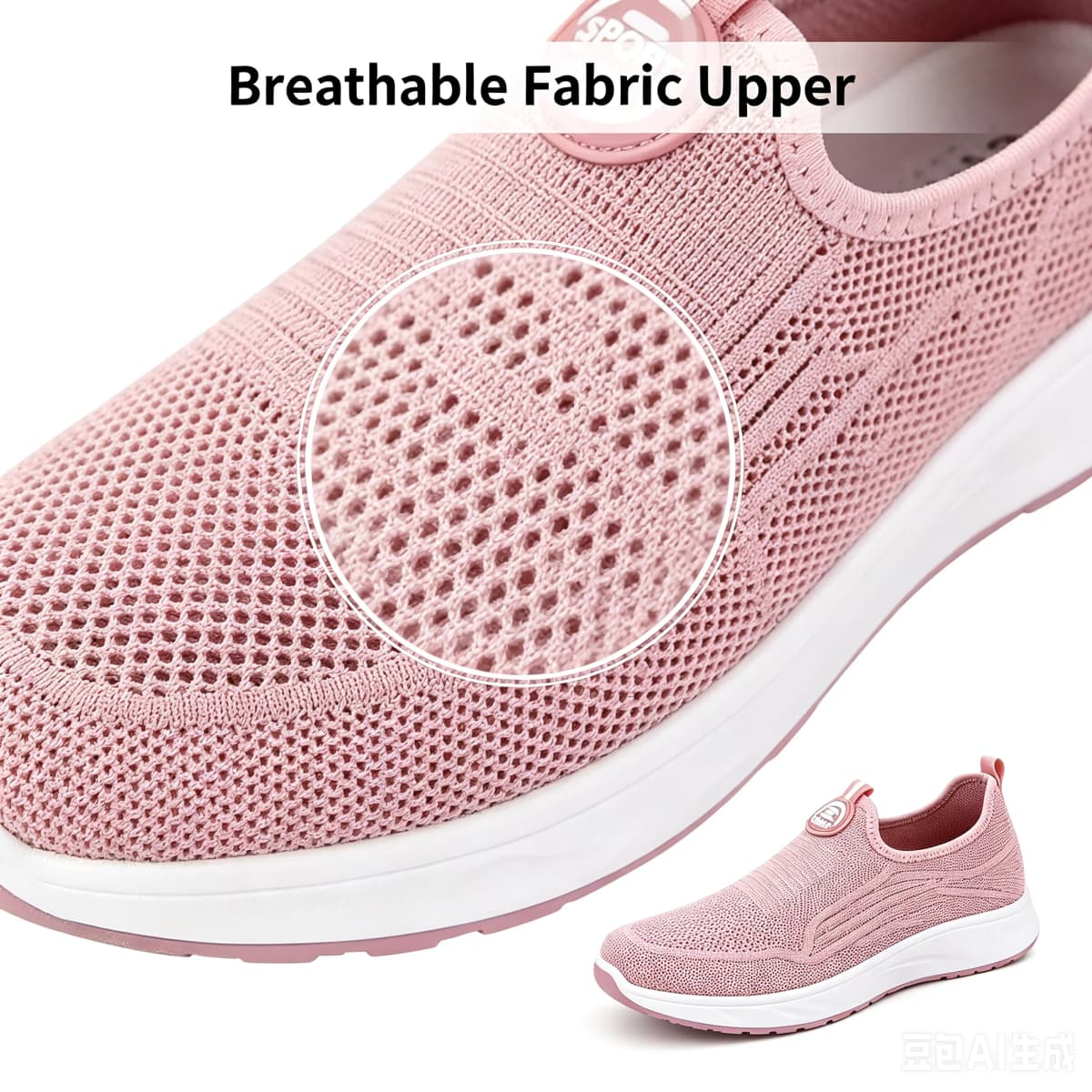 2026 New Women Slip On Walking Sneakers Breathable Flying Knit Mesh Casual Loafers Lightweight Cushion Platform Non Slip Soft Sole Comfort Athletic Footwear Multicolor Lazy Slip-in Trainers Plus Size 35-44 For Daily Shopping Gym Workout Travel Outdoor Eld