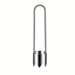 Stainless Steel Fruit Vegetable Corer, Efficient Core Remover Tool for Apple Pepper Tomato Cucumber, Easy Home Kitchen Gadget