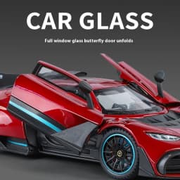 Large 1/18 Alloy Die-Cast AMG-ONE Sports Car Model Simulation Sound and Light Adult Collection Boy Birthday Gift