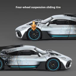 Large 1/18 Alloy Die-Cast AMG-ONE Sports Car Model Simulation Sound and Light Adult Collection Boy Birthday Gift