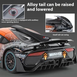 Large 1/18 Alloy Die-Cast AMG-ONE Sports Car Model Simulation Sound and Light Adult Collection Boy Birthday Gift