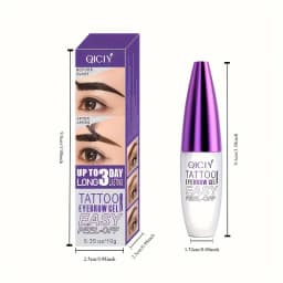 1/2PCS Qiciy Peel‑Off Eyebrow Gel, Dark Brown, Light Brown And Black Color Are Optional, Lazy Diy Semi‑Permanent Peel‑Off Eyebrow Gel, Novice Friendly And Easy To Use Peel‑Off Eyebrow Products, Makeup Artist Tools, Valentine'S Day Gifts.