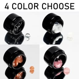Solid Nail Glue Gel for False Tips, 4PCS 8ml Strong Adhesion for Press on Acrylic Tips, Clear Hard Gel 3D Sculpting