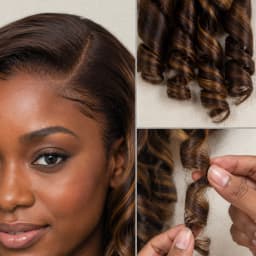 TIMOPOL 13x4 High-Definition Lace Front 066C Curly Human Hair Wig, P4/27 Gray-Brown High-Gloss Style, 20-24 Inches, Pre-Stretched Glue-Free Wig, Hand-Woven Wig, Suitable for Daily Life, Can Be Worn in 3 Seconds.