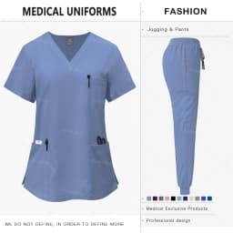 Women Pink Medical Scrubs Set Clinical Work Uniform Comfort Hospital Pharmacy Oral Dental Surgery Nurse Doctor Workwear Professional Medical Supply