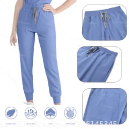 Women Pink Medical Scrubs Set Clinical Work Uniform Comfort Hospital Pharmacy Oral Dental Surgery Nurse Doctor Workwear Professional Medical Supply