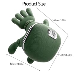 Electric Neck Massager Shoulder Massager with Heat Therapy Deep Tissue Massage Portable Rechargeable Cervical Massager for Relaxation Stress Relief Office Workers Muscle Recovery Handheld Massage Device with Human Hand Simulation Kneading Nodes Multi Mode