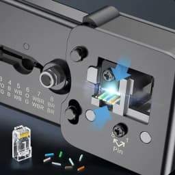 ZoeRax 200-Pack RJ45 Cat6 Pass Through Connector RJ45 Modular Plugs for CAT6 CAT5E Solid or Stranded FTP/UTP Cable