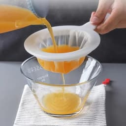 3PCS/200 Mesh Washable Nylon Ultra Fine Filter Mesh Strainer Spoon Sieve Soy Milk Juice Coffee Tea Filter Kitchen Colander