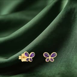 Cute Figure Stud Earrings for Daily Matching, Butterfly Star Heart Floral Tiny Huggie Earrings, Lovely Ear Decoration sterling silver earrings