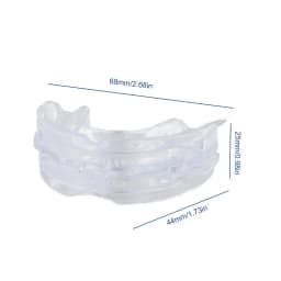 Adjustable Anti-Snoring Mouth Guard Mouthpiece Sleeping Devices Bruxism Snoring Stopper Improve Sleep Mouthpiece Night Time Teeth Mouthguard & Sleeping Bite Guard for Bruxism and Stop Snoring