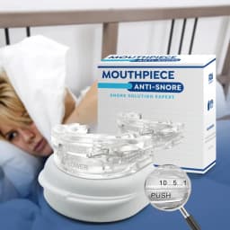 Adjustable Anti-Snoring Mouth Guard Mouthpiece Sleeping Devices Bruxism Snoring Stopper Improve Sleep Mouthpiece Night Time Teeth Mouthguard & Sleeping Bite Guard for Bruxism and Stop Snoring