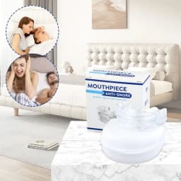 Adjustable Anti-Snoring Mouth Guard Mouthpiece Sleeping Devices Bruxism Snoring Stopper Improve Sleep Mouthpiece Night Time Teeth Mouthguard & Sleeping Bite Guard for Bruxism and Stop Snoring