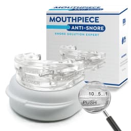 Adjustable Anti-Snoring Mouth Guard Mouthpiece Sleeping Devices Bruxism Snoring Stopper Improve Sleep Mouthpiece Night Time Teeth Mouthguard & Sleeping Bite Guard for Bruxism and Stop Snoring