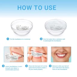 Adjustable Anti-Snoring Mouth Guard Mouthpiece Sleeping Devices Bruxism Snoring Stopper Improve Sleep Mouthpiece Night Time Teeth Mouthguard & Sleeping Bite Guard for Bruxism and Stop Snoring