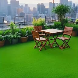 19.68 X 39.37 artificial turf mat with a total area of 60 square feet and a grass height of 0.6 feet. Rubber-backed, hard-wearing, croppable, pet-friendly, suitable for patios, balconies, and dogs