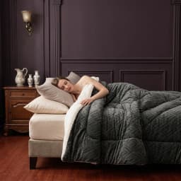 All-Season Warm Velvet Blanket Cut Pile Soft Comfort Geometric Stripe Design from Single to King.