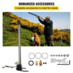 SucceBuy 3 Stage PCP Pump + Pressure Gauge 4500PSI Tire Kayak Ball Inflatable Rifle Air Gun Filling Stirrup High Pressure