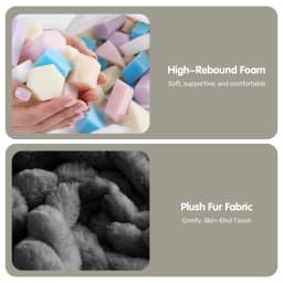 MCQ Living Room Bean Bag Sofa with Memory Foam Filling Corduroy Plush for Adults Recliners Home Theater Seating Reclining Sofa Chair for Living Room