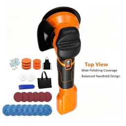 Cordless Car Buffer Polisher 5000RPM Random Orbital Polisher 8 Variable Speed Car Detailing Waxing For Dw 20V Battery Pin