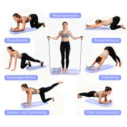 Foldable Pilates Ab Board 5-in-1 Core Training Slab Board Abdominal Exercise Fitness Equipment Multifunctional For Home Office