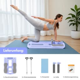 Foldable Pilates Ab Board 5-in-1 Core Training Slab Board Abdominal Exercise Fitness Equipment Multifunctional For Home Office