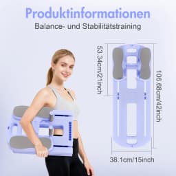 Foldable Pilates Ab Board 5-in-1 Core Training Slab Board Abdominal Exercise Fitness Equipment Multifunctional For Home Office
