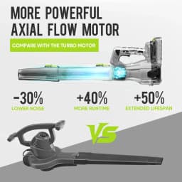 Deli 21V Cordless Leaf Blower 150MPH 600CFM with 2 Batteries and Charger Lightweight for Lawn Care Patio