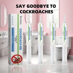 Convenient Placement Cockroach Bait Gel Set of 4, Indoor Household Daily Gel Supply, Multipurpose Home Accessory for Kitchen, Bathroom and Apartment Indoor Corners