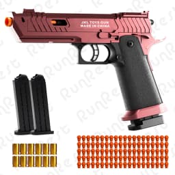 100 bullets, 12 cartridge cases and 2 cartridge clip soft bullet guns, toy pistols, new toy shooters, gun hollow hangers, Halloween and Christmas Gift