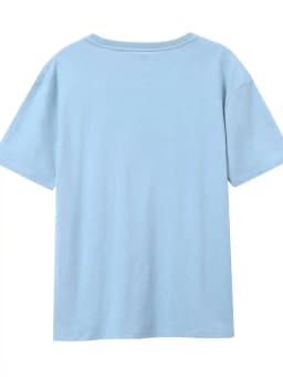 Lemon Letter Print Short Sleeve Crew Neck T‑Shirt, Soft Breathable Micro‑Elastic Casual Top For Spring Summer Vacation And Daily Wear