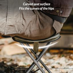 Naturehike Foldable Collapsible Backpack Portable Seat Stool Lightweight Mini Easy Carry Outdoor Travel Fishing Stool Picnic Stool