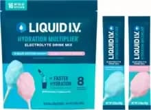 Liquid Intravenous Hydration Electrolytes, Cotton Candy, 16 Count