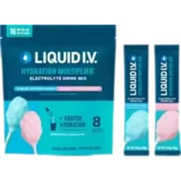 Liquid Intravenous Hydration Electrolytes, Cotton Candy, 16 Count