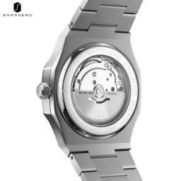 SAPPHERO Men's Automatic Watch Stainless Steel Luxury Sport Wristwatch 50M Waterproof Date Display Business Casual Elegant Durable Mechanical Watch for Men Daily Wear Office Travel Gift