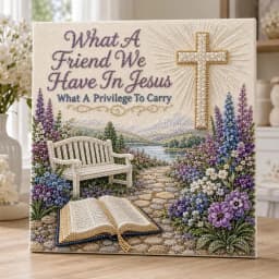 Sacred Hymn Pearl Art Kit Collection, Beginner-Friendly DIY Faith Inspired Craft Set, Religious Wall Hanging Decor, Handmade Spiritual Home Accent Gift