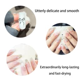 12 Colors Gel Liner Nail Polish Kit, 2in1 Ultra-fine Brush UV Gel, Line Art Drawing for Home Salon Nail Art DIY Use