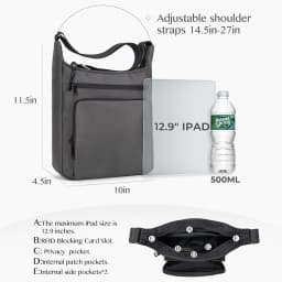 Sling Backpack Anti theft Crossbody Shoulder Bag for Men and Women Travel Work