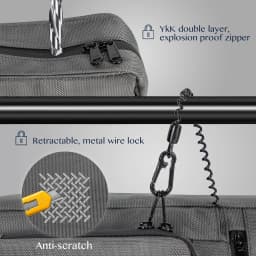 Sling Backpack Anti theft Crossbody Shoulder Bag for Men and Women Travel Work