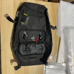 Rhinowalk Waterproof Bike Bag 20L Rear Rack Pannier Black Travel Cycling Bag Multifunctional Shoulder Bag Backpack Bicycle Bag