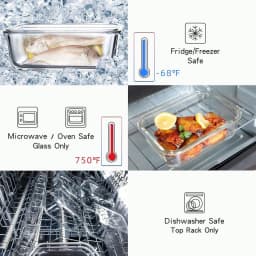 10 Packs Glass Meal Prep Containers, Glass Food Storage Containers With Lids, Food & Dish Transport-Bus Tubs, Airtight Glass Lunch Bento Boxes, Microwave, Freezer And Dishwasher, Kitchen Essentials, Gifts, Food & Dish Transport-Bus Tubs