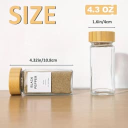 12 Compact Bamboo Seasoning Storage Boxes, Suitable For Countertops And Kitchen Drawers, Filled With Spices.
