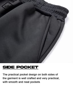 Men Heavy Sherpa Lined Winter Jogger Sweatpants Elastic Waist Thermal Cold‑weather Trousers Warm Fleece Inner Casual Jogging Pants